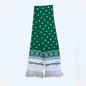 Green and White Thermomix Vorwerk Scarf Kitchen Robot